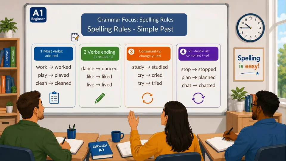Spelling Rules - Simple Past